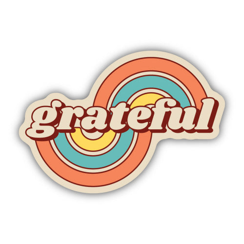Grateful Arcs Sticker