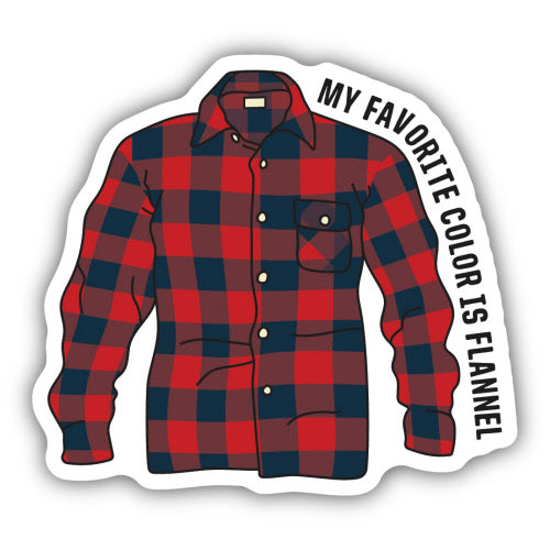 Plaid Flannel Sticker