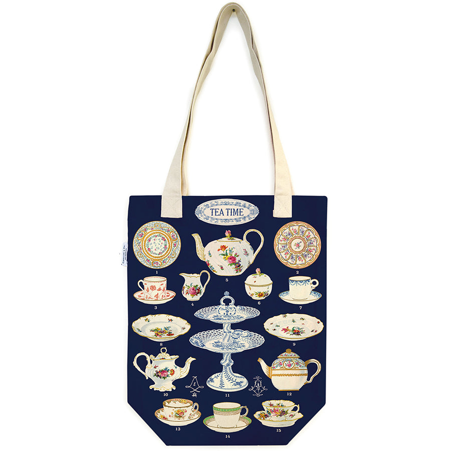 Cavallini & Co. Tote Bag - Tea Time