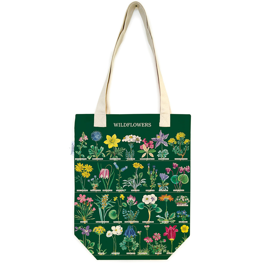 Cavallini & Co. Tote Bag - Wildflowers 2