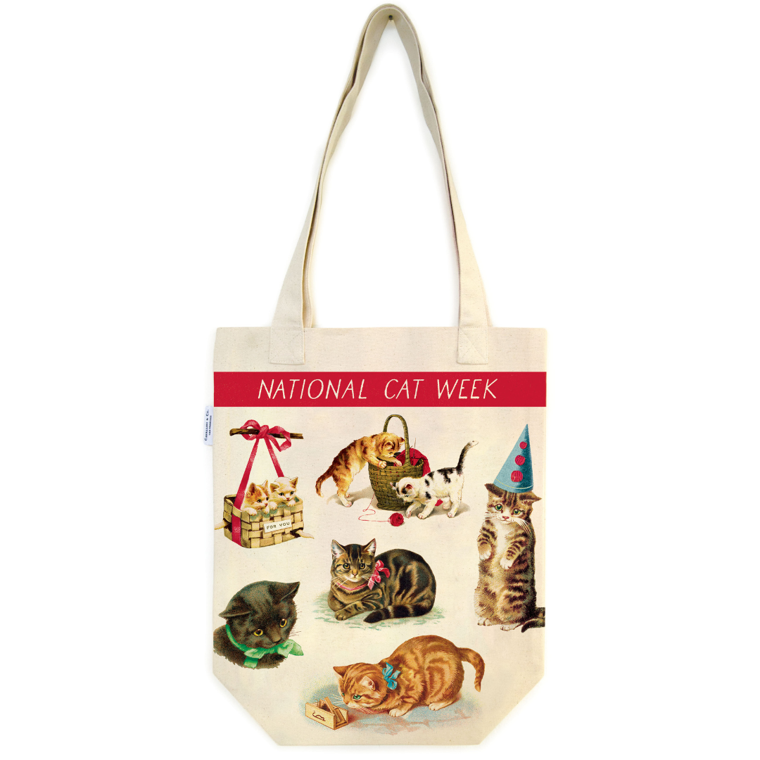 Cavallini & Co. Tote Bag - Vintage Cats