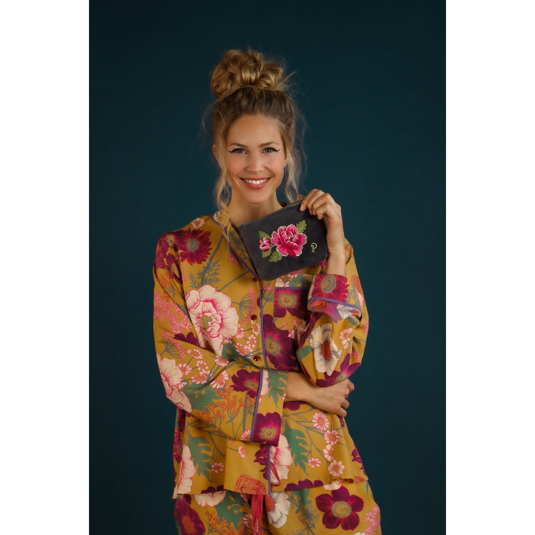 Painted Poney Velvet Mini Pouch