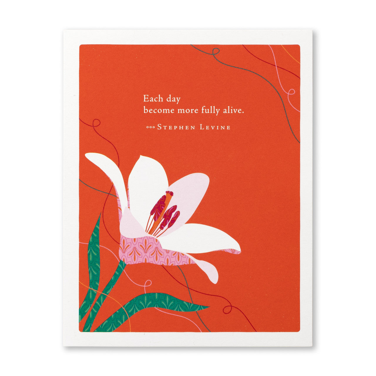 PG Card - Each Day Become More Fully Alive