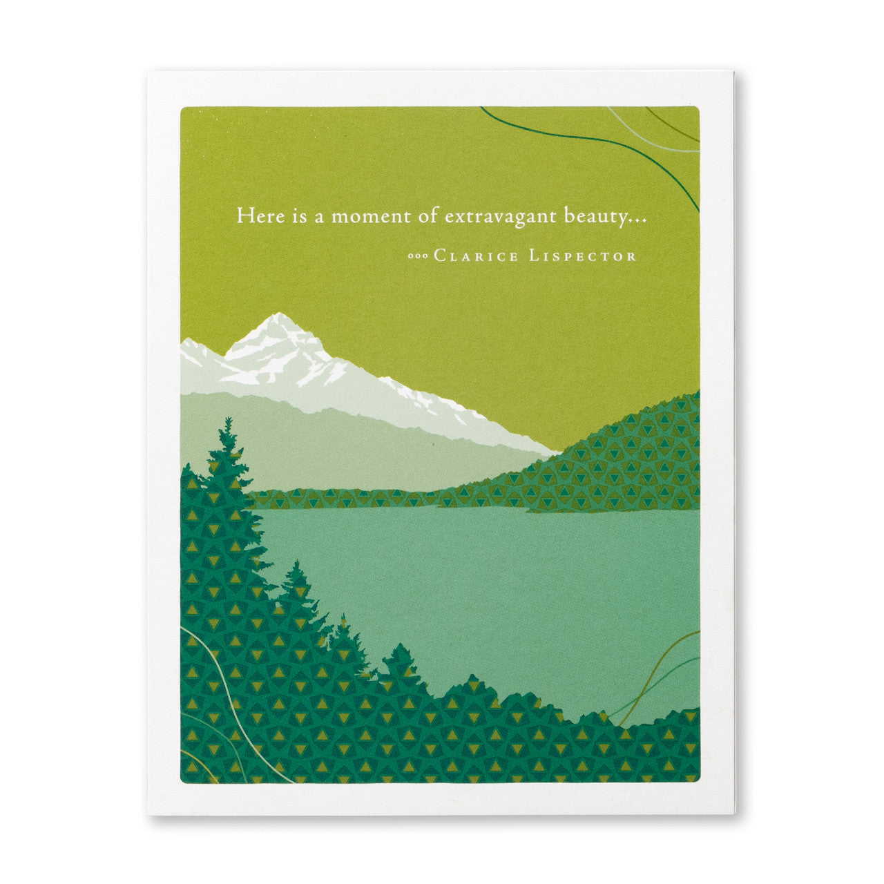 Here is a Moment of Extravagant Beauty - Birthday Card