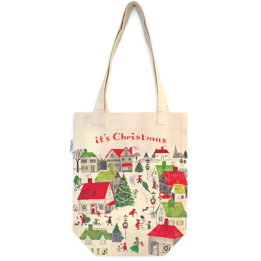 Cavallini & Co. Tote Bag - Christmas Village