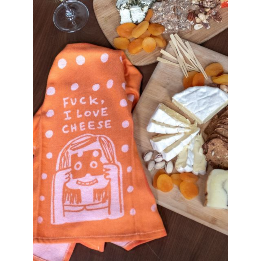 F*ck, I Love Cheese Dish Towel