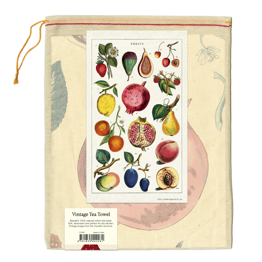 Cavallini & Co. Tea Towel - Fruit