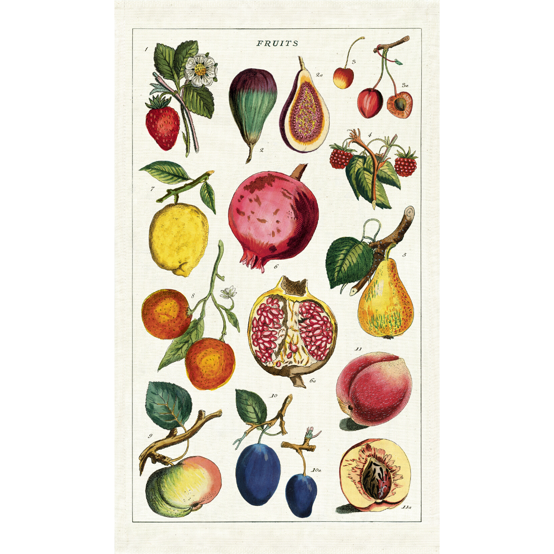 Cavallini & Co. Tea Towel - Fruit