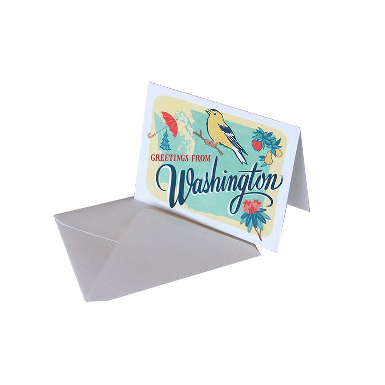 Anagram Press - Washington Card