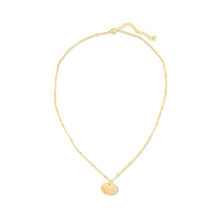 Birth Month Flower Necklace - Holly (December)