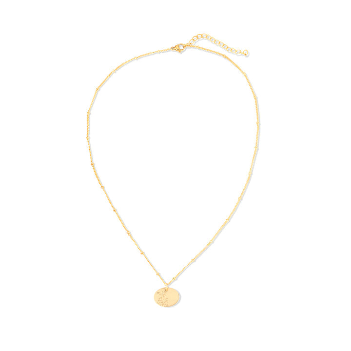 Birth Month Flower Necklace - Lily (May)