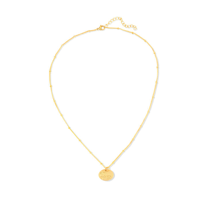 Birth Month Flower Necklace - Marigold (October)