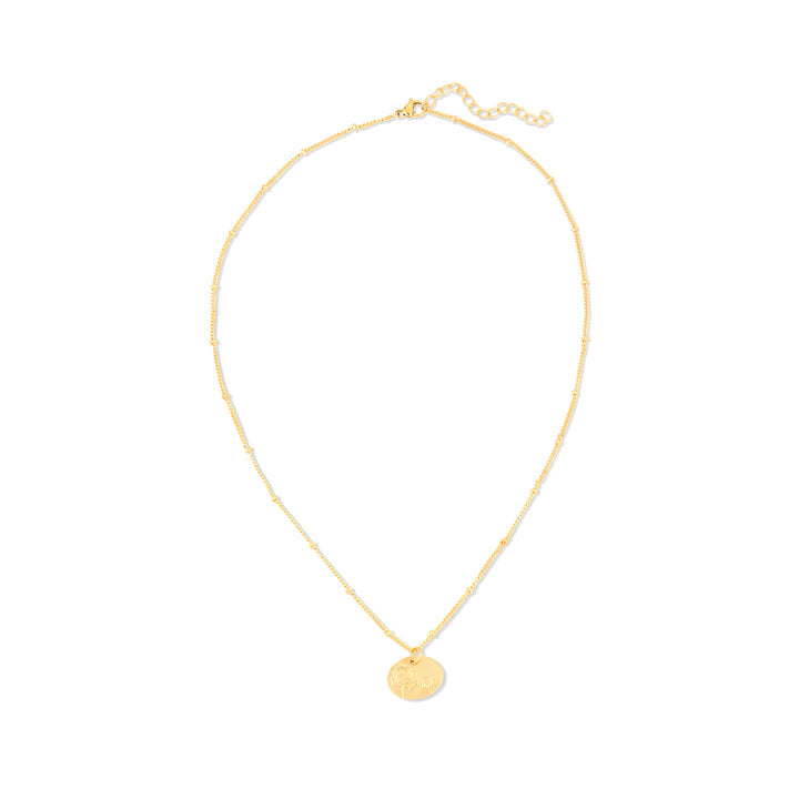 Birth Month Flower Necklace - Rose (June)