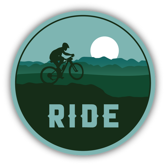 Blue Mountain Biker Sticker