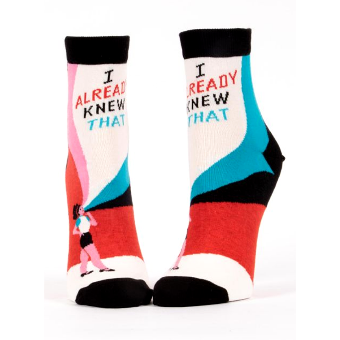 I Already Knew That Women's Ankle Socks