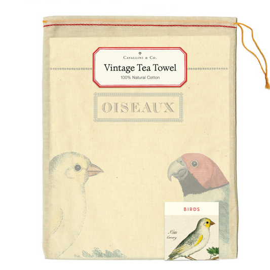 Cavallini & Co. Tea Towel - Birds
