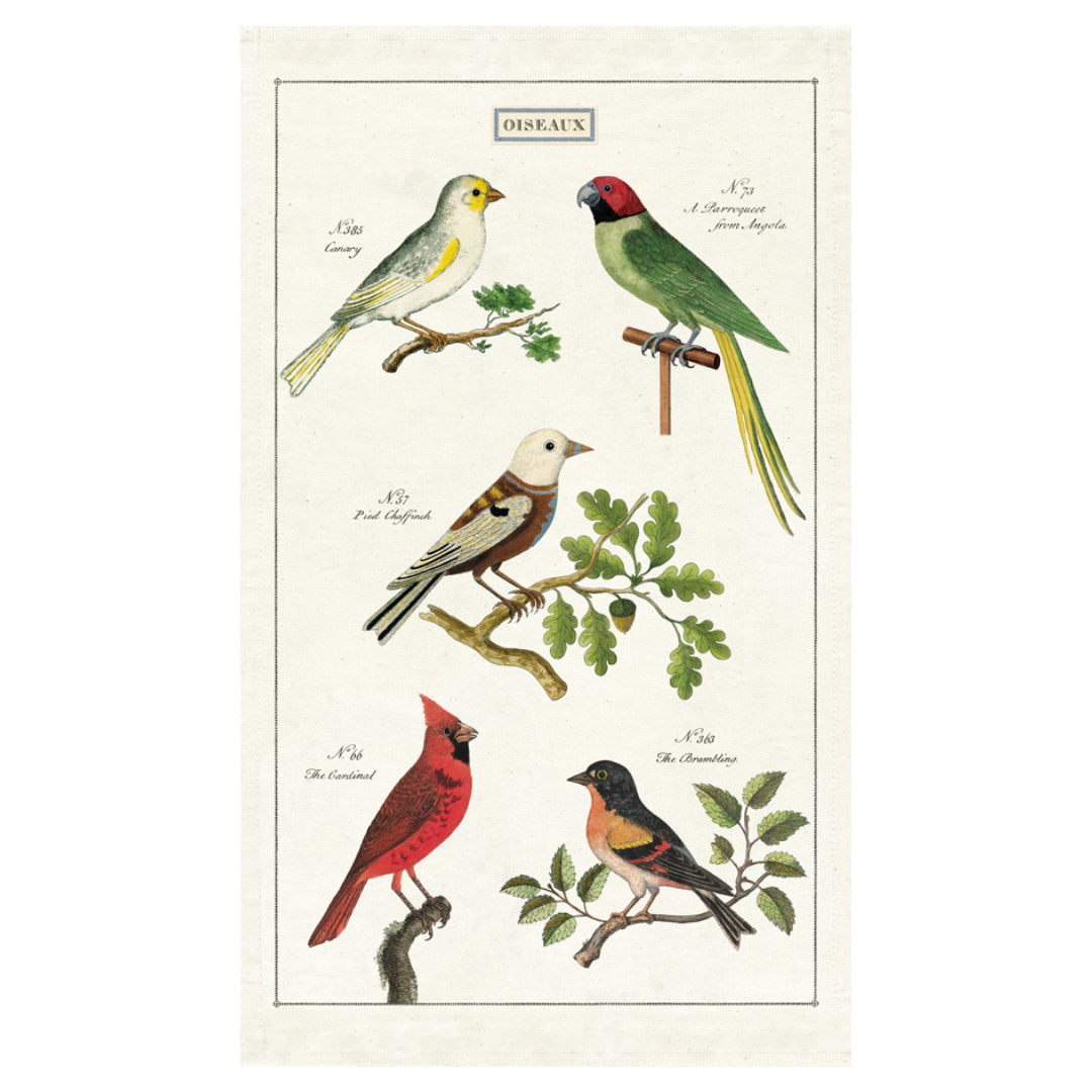 Cavallini & Co. Tea Towel - Birds