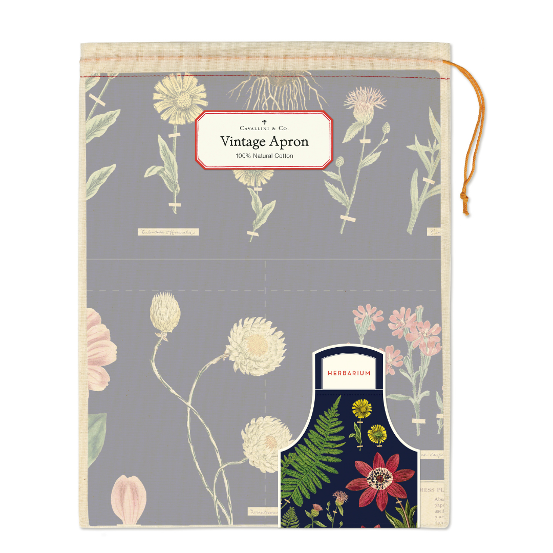 Cavallini & Co. Vintage Apron - Herbarium