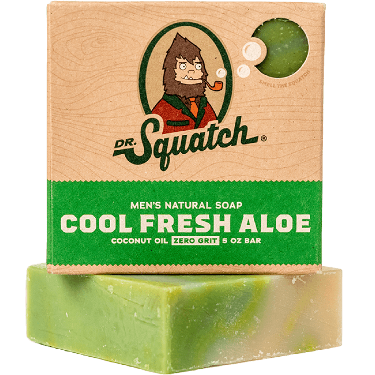 Dr. Squatch Natural Exfoliating Soap Bar, Cedar Citrus -5oz for