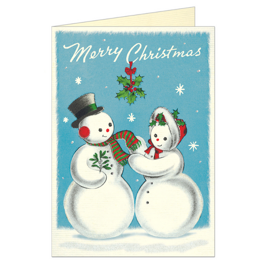 Cavallini & Co. Greeting Card - Snowmen 2