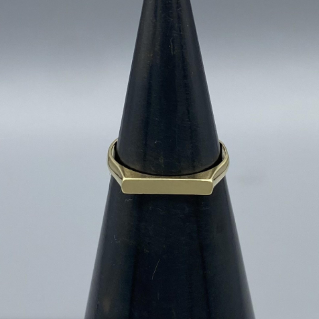 GF Flat Top Thin Band Ring