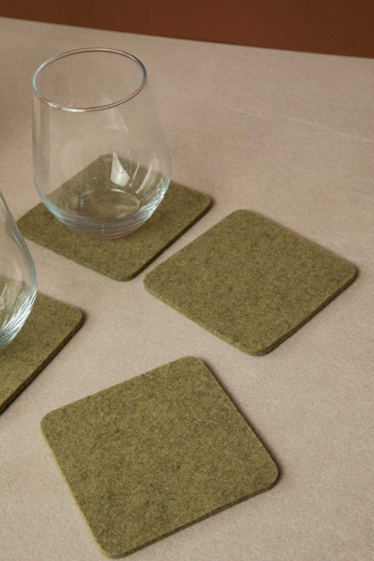 graf lantz 4 pack coaster - Sage