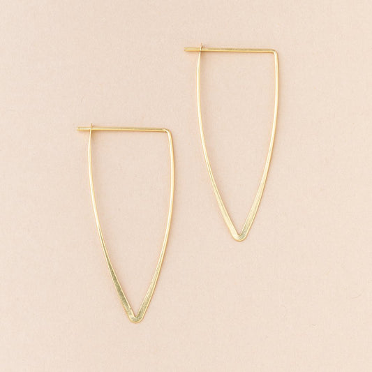 Refined Earring Collection - Galaxy Triangle/Gold Vermeil