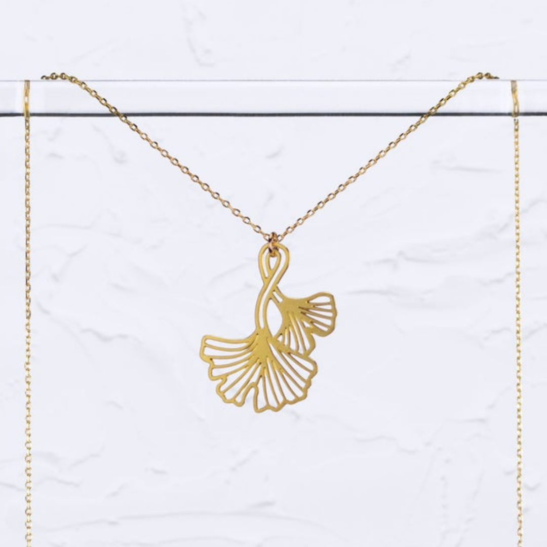 Ginkgo Leaves Necklace