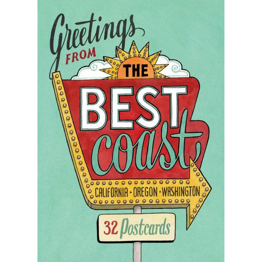 Greetings from the Best Coast Postcard Set