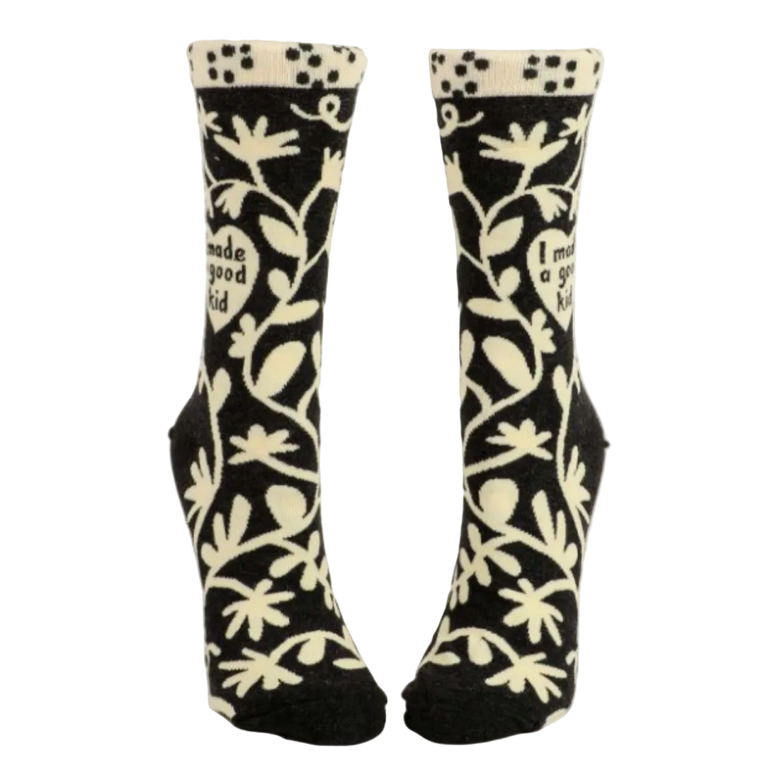 I Made A Good Kid Crew Socks