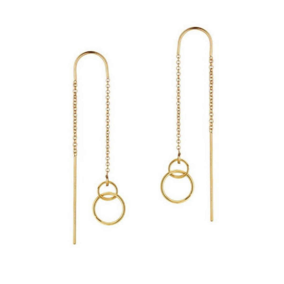 Links of Love Ear Threader Gold