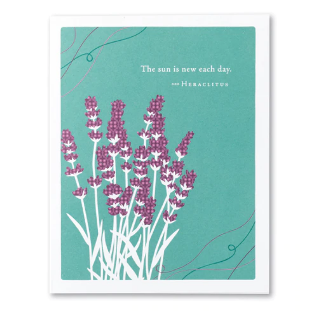PG Card- The Sun Is New Each Day