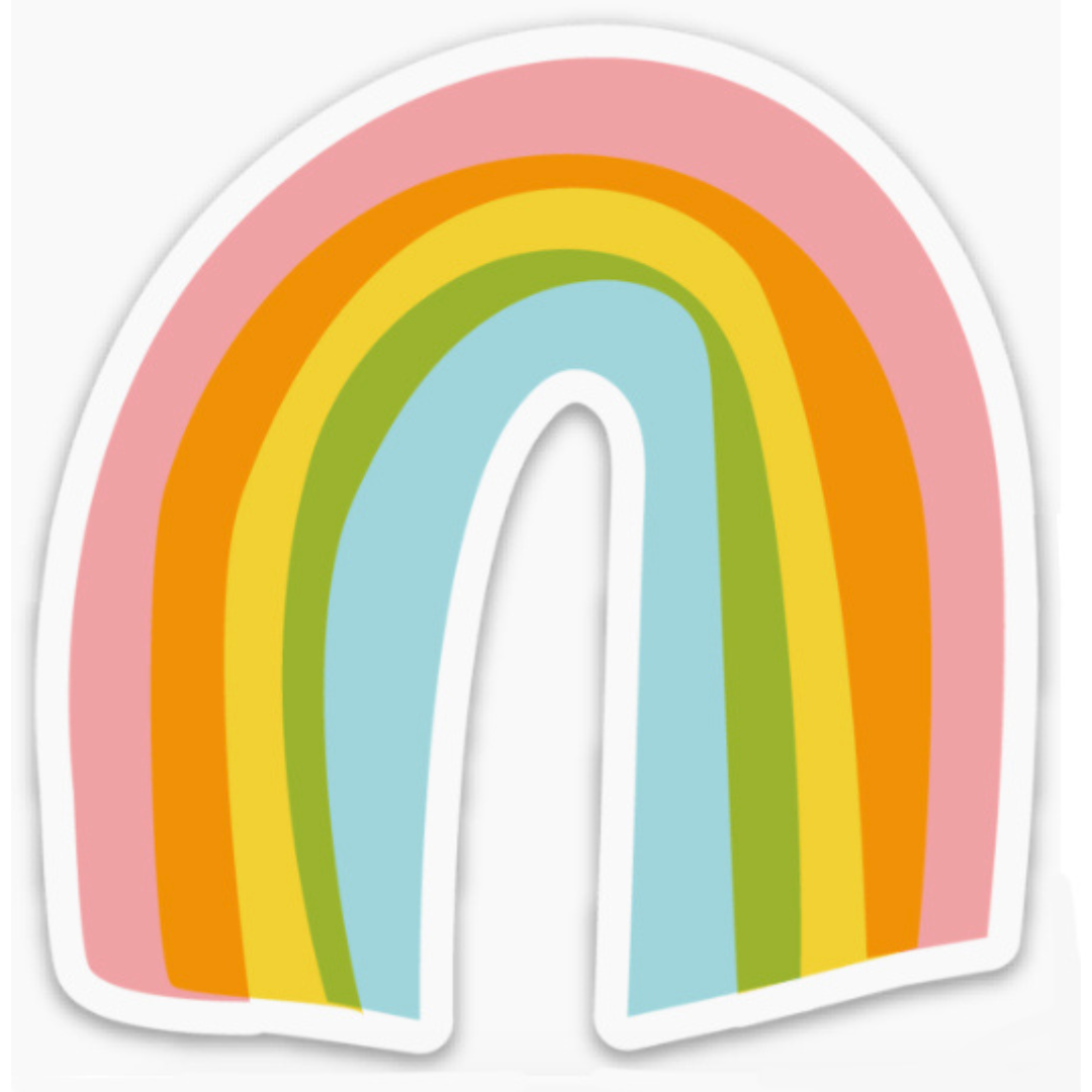 Pastel Rainbow Sticker