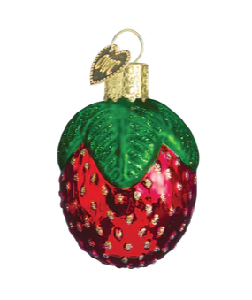 Sparkling Strawberry Ornament