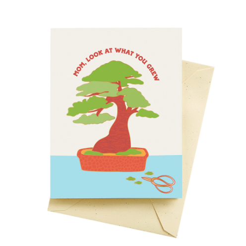 mothers day bonsai tree Bonsai Tree Mothers Day Card