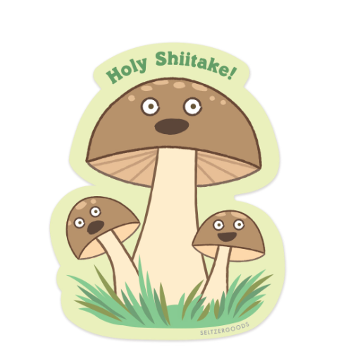 Holy Shiitake Sticker