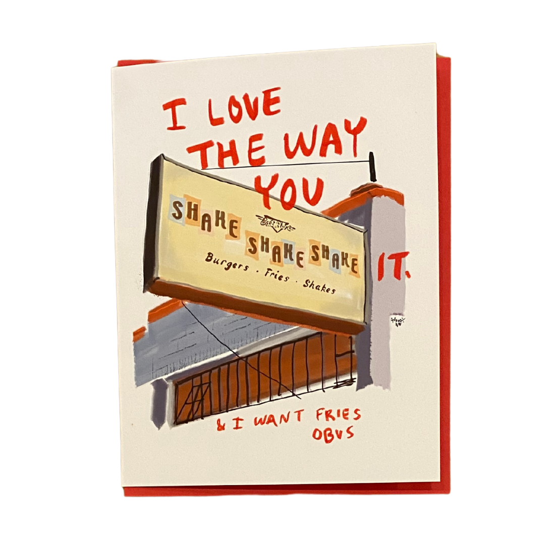 Tacoma Valentines Card - Shake Shake Shake