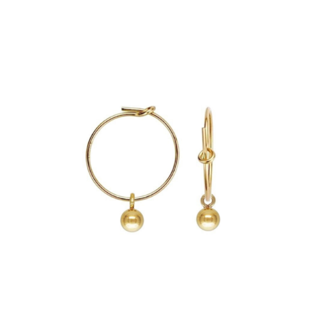 Mini Gold Ball Hoops