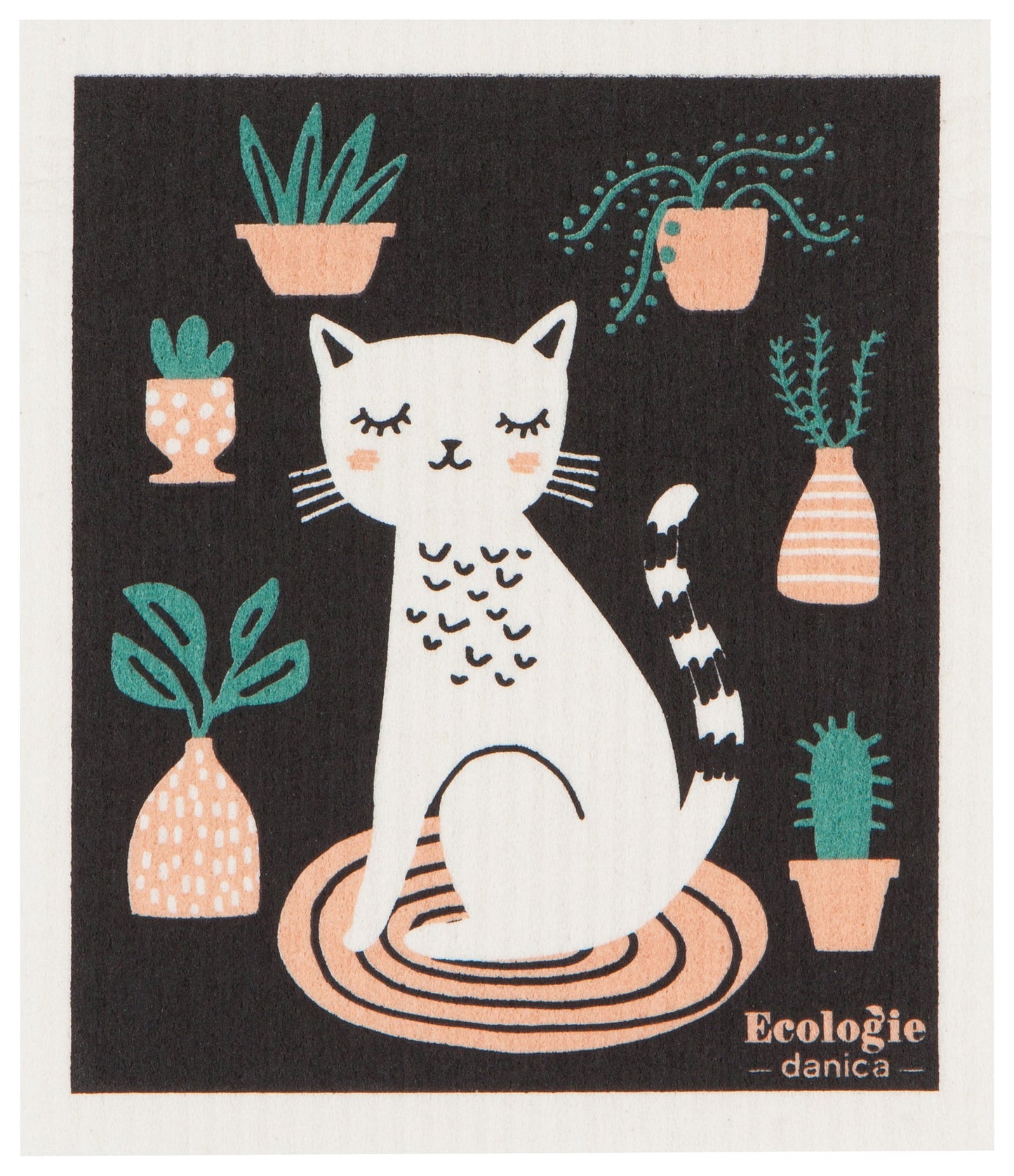 Swedish Dish Cloth - Cat Nap