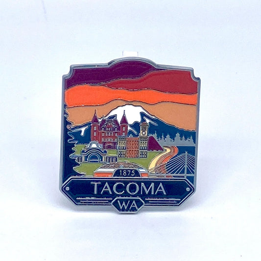 Tacoma Enamel Magnet