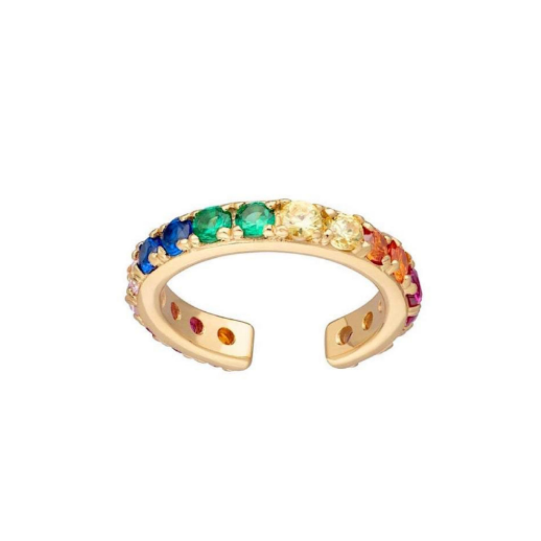 GF Rainbow Ear Cuff Gold