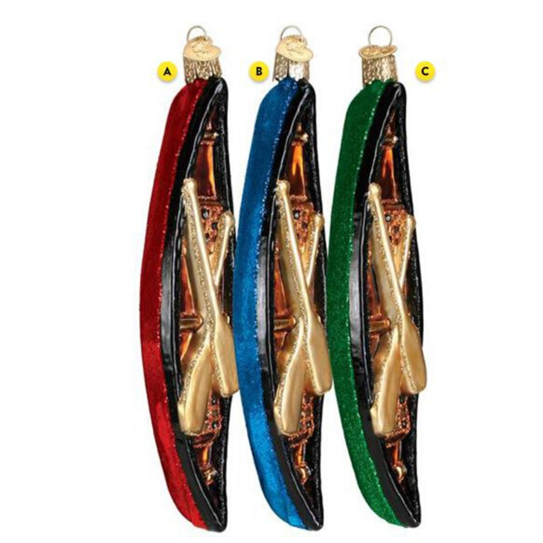 Canoe Ornament (A)