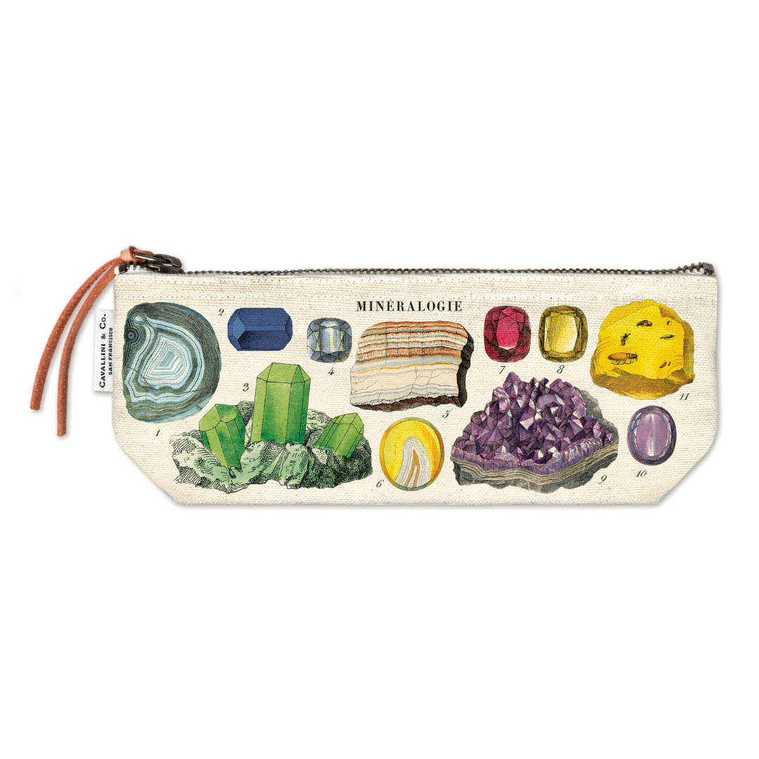 Cavallini & Co. Mineralogy Mini Pouch