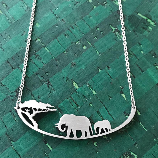 In The Wild Necklace - Elephant