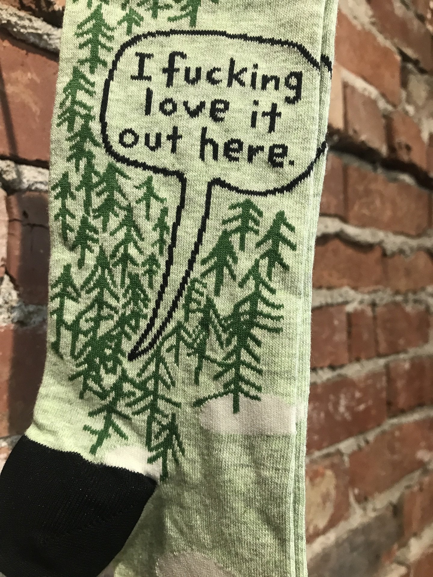 F*cking Love it Out Here Men's Socks