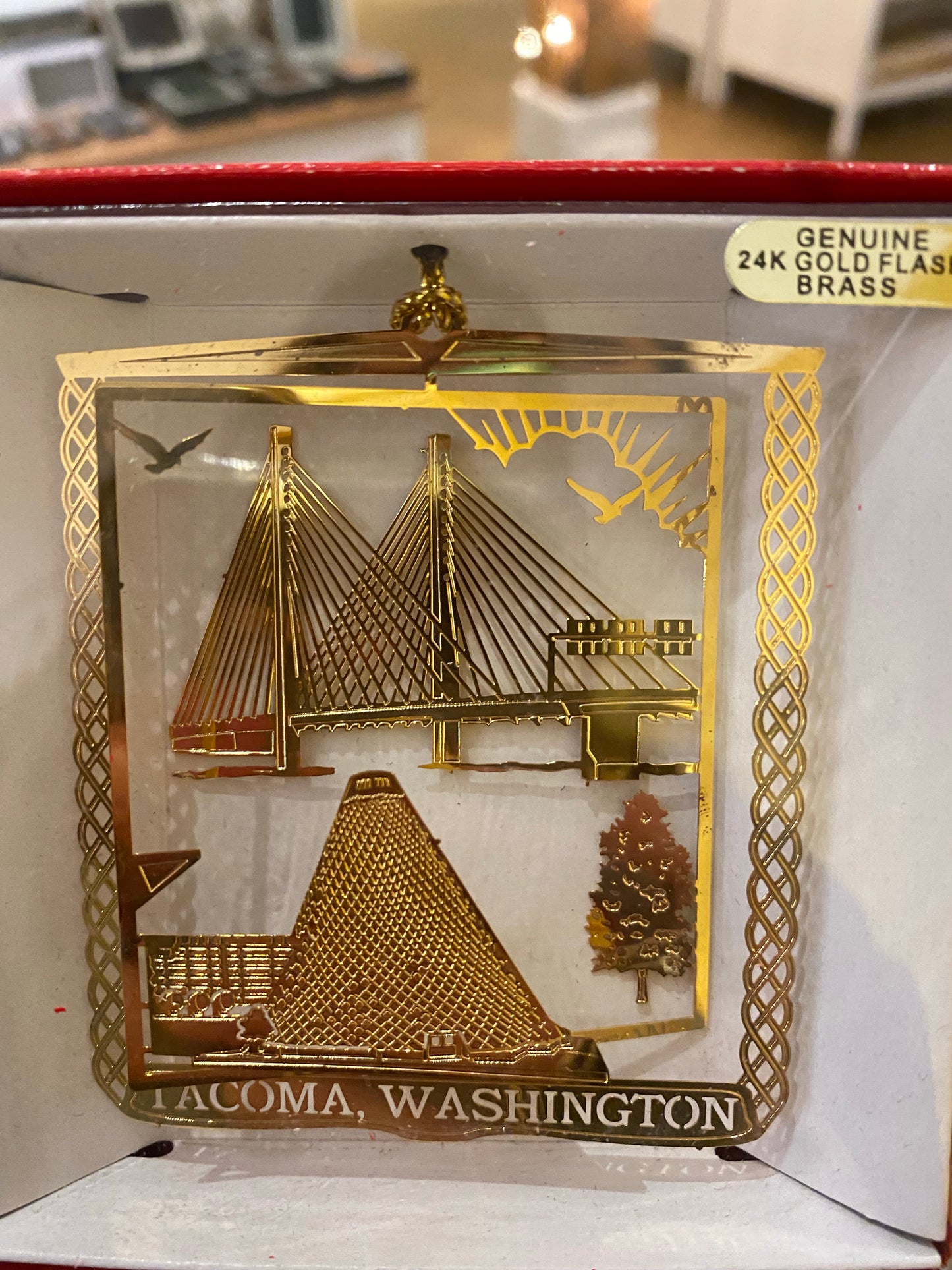 Glass Museum Brass Ornament