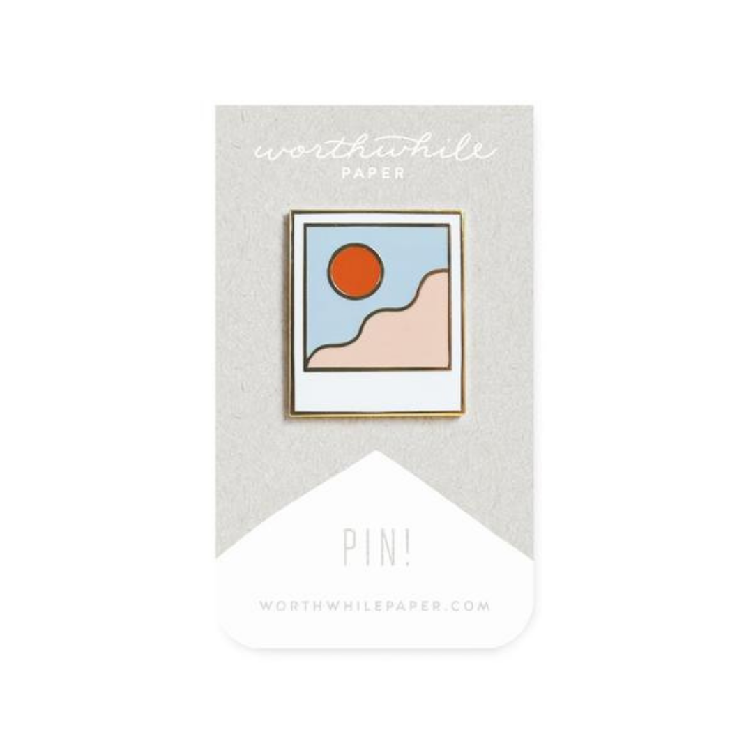 Minimal Landscape Enamel Pin