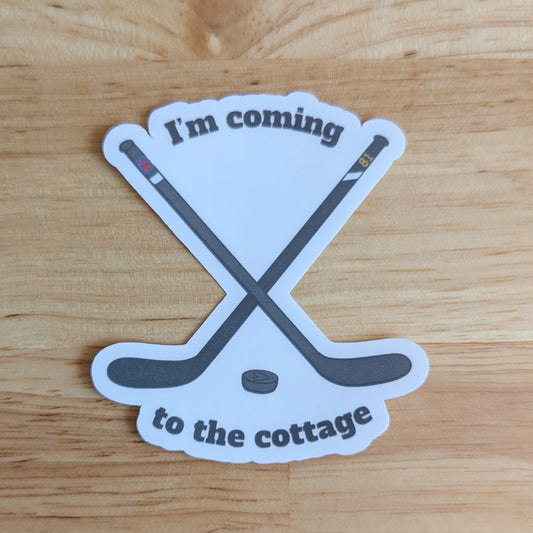 Heated Rivalry Cottage Sticker