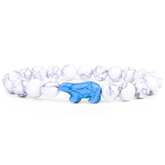 Fahlo The Venture Polar Bear Tracking Bracelet - Arctic White Limited PBI Edition
