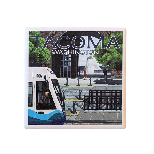 Tacoma, WA Lightrail and History Museum Arch Coaster